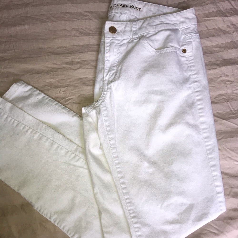Michael Kors White Denim Jeans
